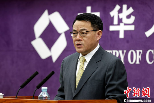 資料圖：商務部新聞發言人孫繼文。<a target='_blank' href='http://big5.gwytb.gov.cn/gate/big5/www.chinanews.com/' _fcksavedurl='http://big5.gwytb.gov.cn/gate/big5/www.chinanews.com/'></table><p  align=
