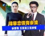 鋒菲戀情有余波 謝霆鋒 王菲 復工顯甜蜜
