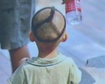 寶寶發型真獨特 頭上頂個奔馳標