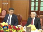 習近平再次會見越共中央總書記