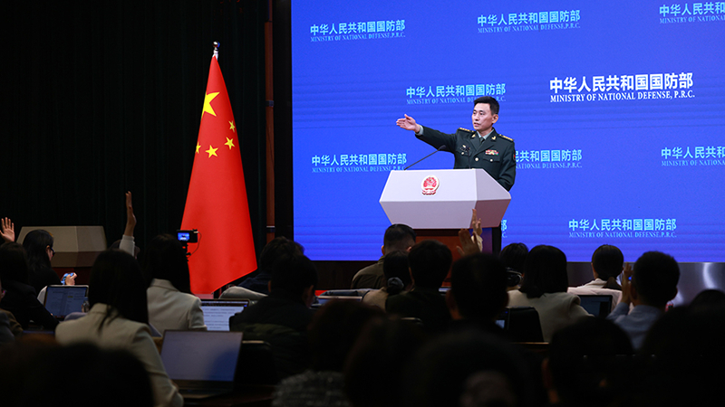 國防部：解放軍將以更強大能力粉碎“臺獨”圖謀和外來幹涉